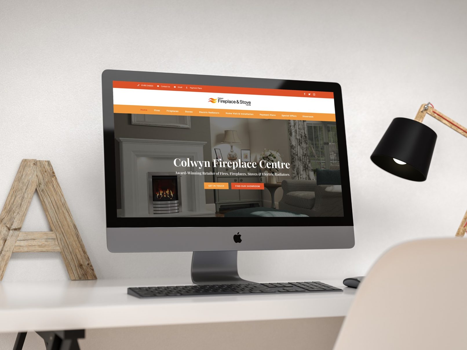 colwyn bay based website design client.